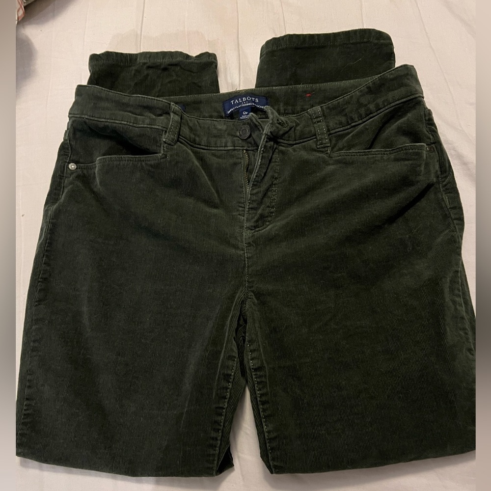 Talbots Five Pocket Straight Corduroys